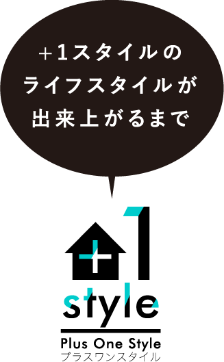 +1スタイルのライフスタイルが出来上がるまで